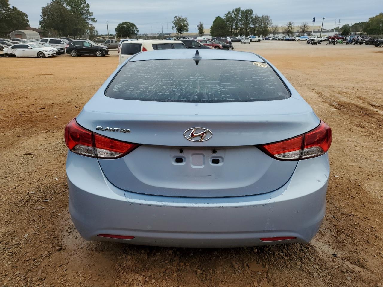 2013 Hyundai Elantra VIN KMHDH4AE5DU640856 Copart auction photo, front end damage thumbnail 6