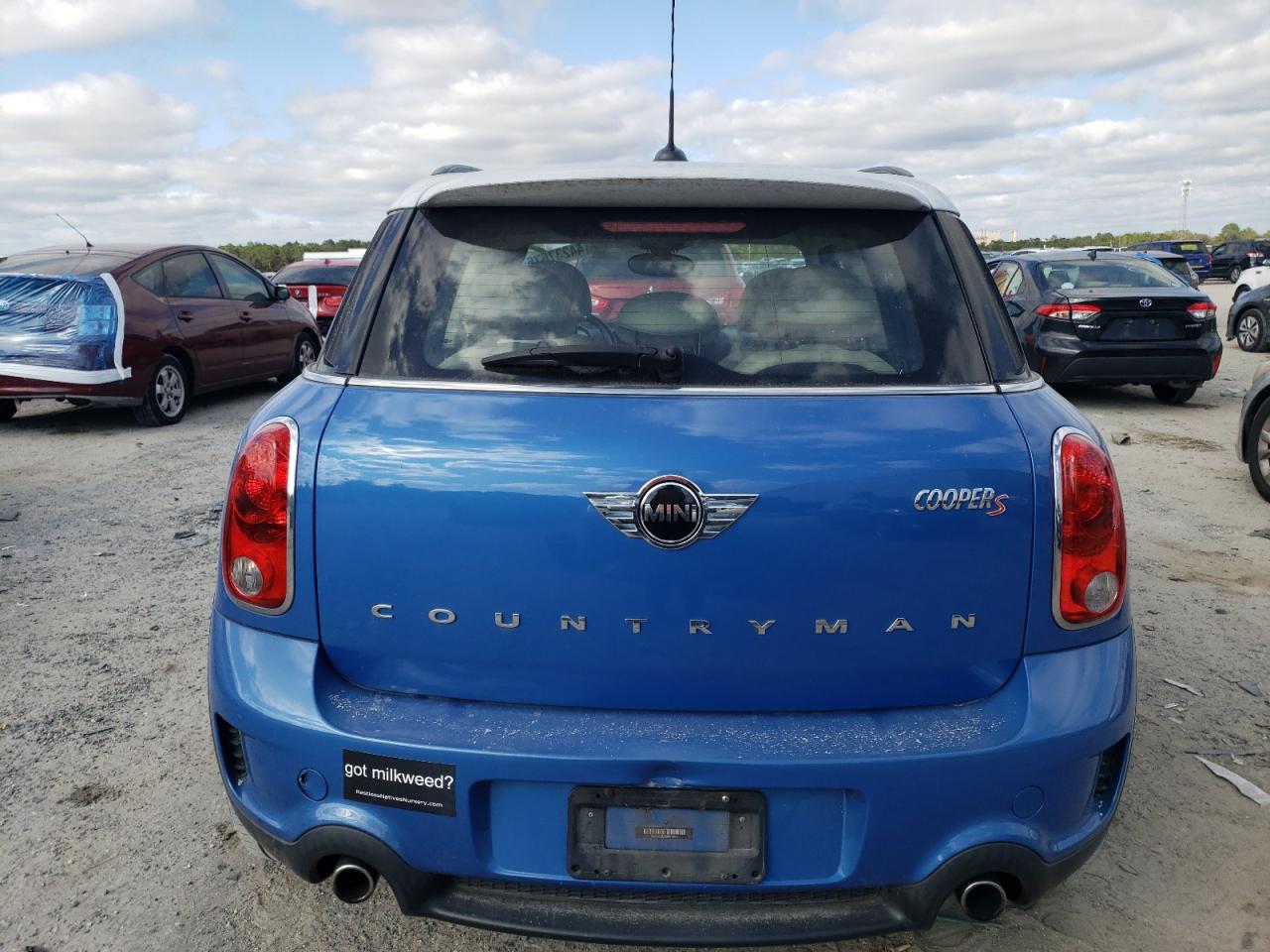 2014 MINI Cooper VIN WMWZC3C59EWP25671 Copart auction photo, mechanical damage thumbnail 6