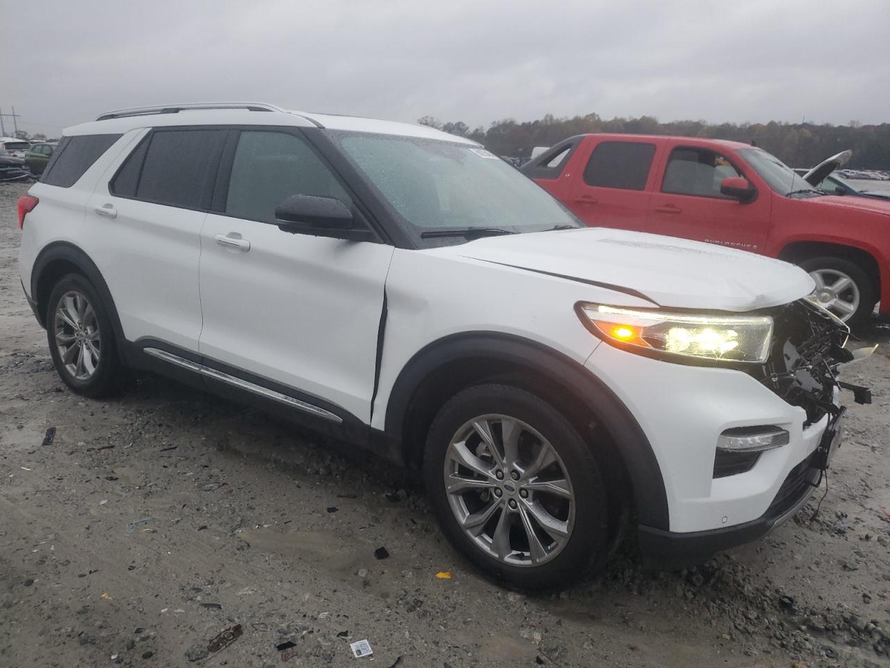 2020 Ford Explorer VIN 1FMSK7FH6LGA22973 Copart auction photo, front end damage thumbnail 4