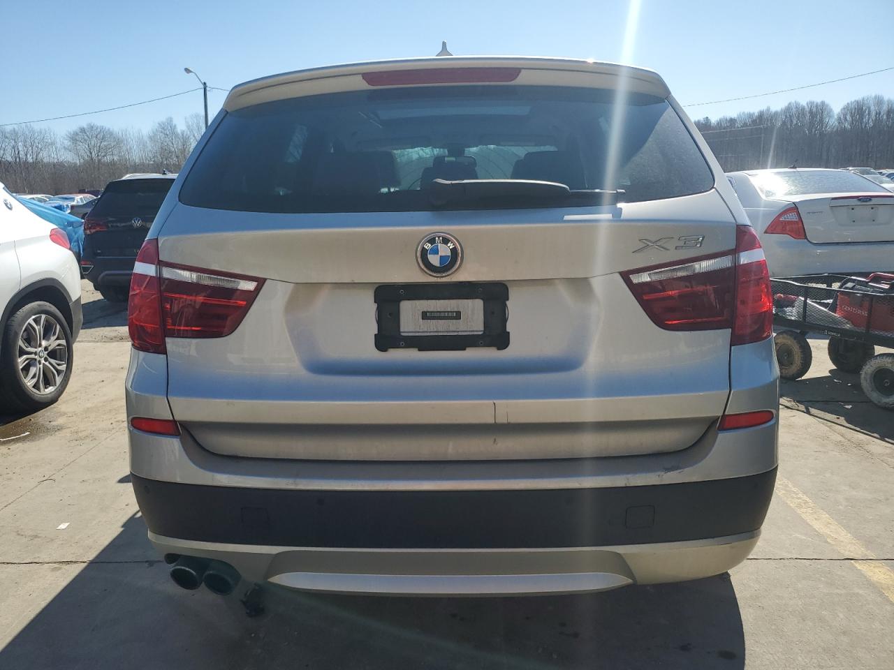 2013 BMW X3 VIN 5UXWX9C56D0A20570 Copart auction photo, front end damage thumbnail 6