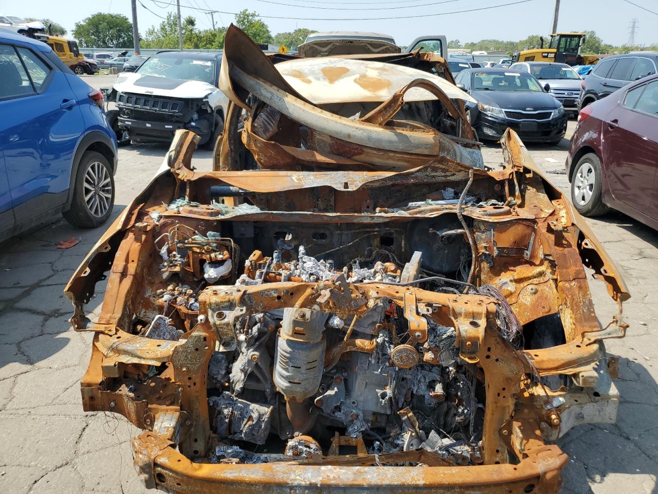 2016 Honda CR-V VIN 2HKRM4H59GH717870 Copart auction photo, burn / missing/altered vin damage thumbnail 5