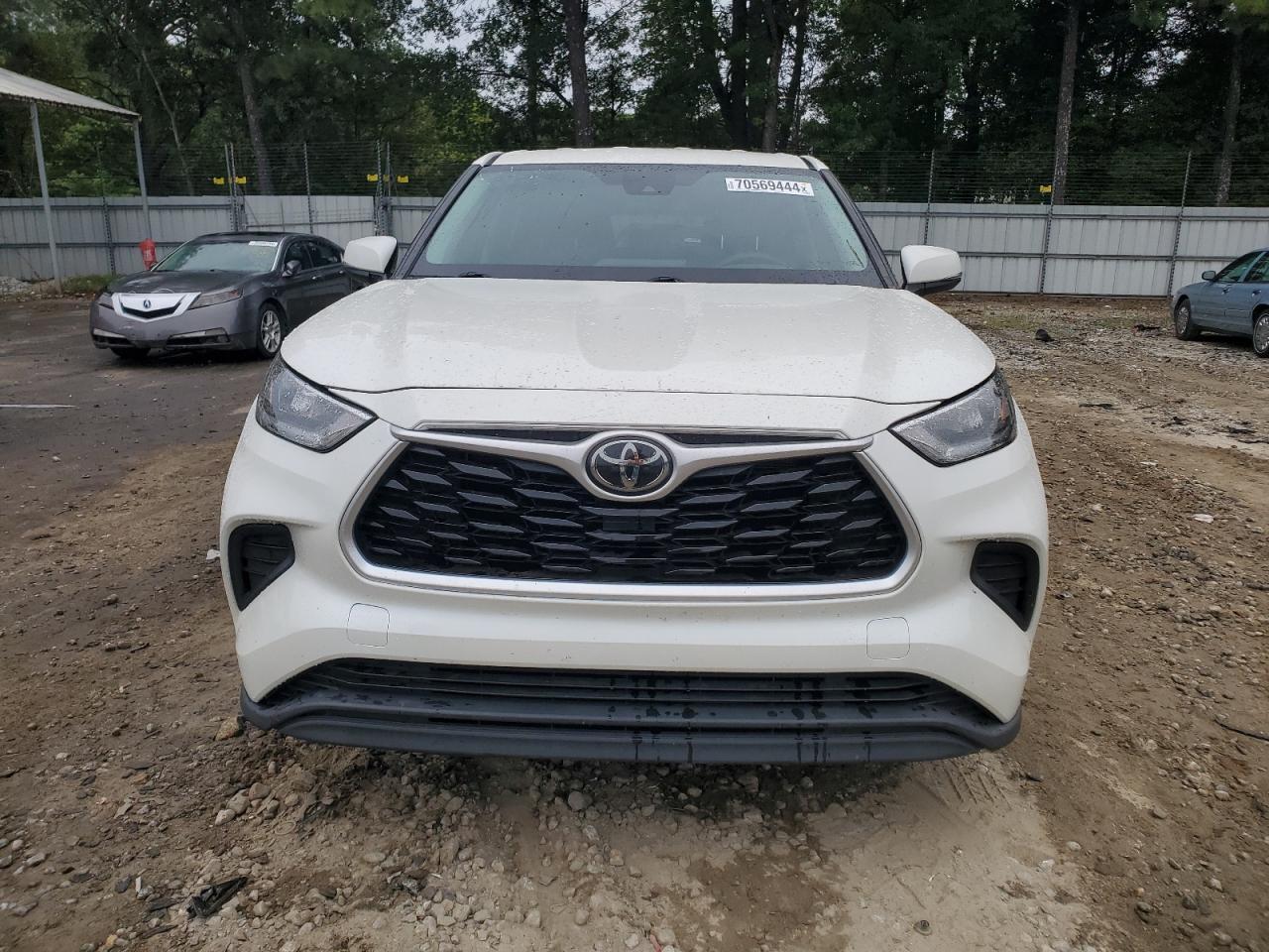 2020 Toyota Highlander VIN 5TDCZRAH6LS017088 Copart auction photo, side damage thumbnail 5