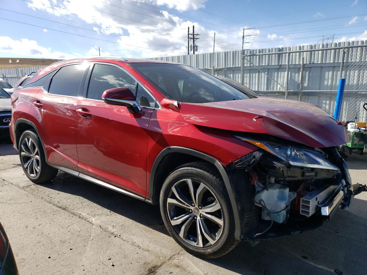 2016 Lexus RX VIN 2T2BZMCA1GC036477 Copart auction photo, front end / side damage thumbnail 4