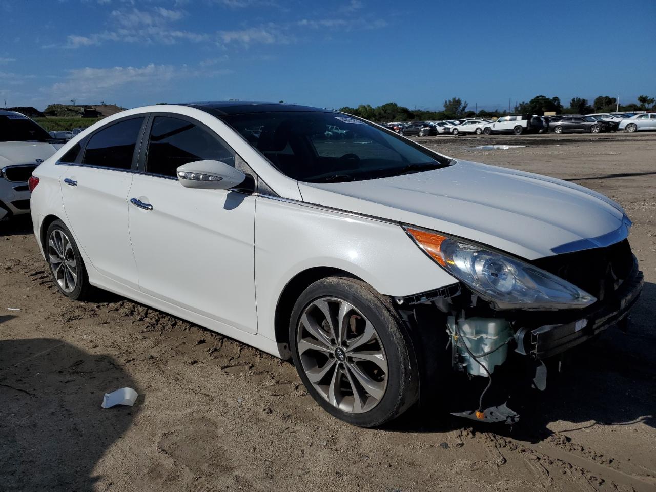 2013 Hyundai Sonata VIN 5NPEC4AB5DH690650 Copart auction photo, front end / minor dent/scratches damage thumbnail 4