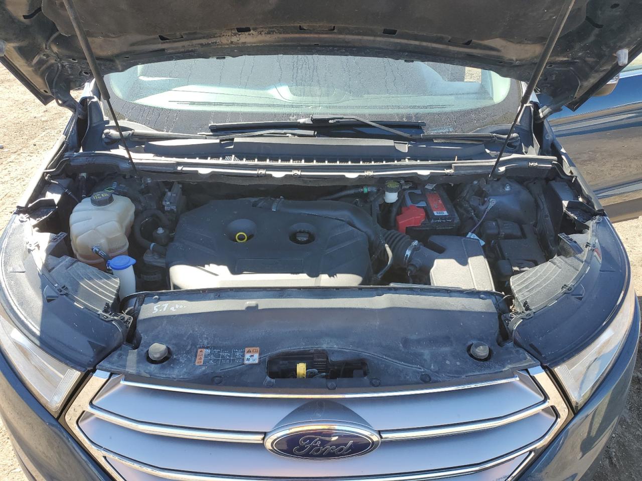 2016 Ford Edge VIN 2FMPK4J9XGBC51139 Copart auction photo, rear end / hail damage thumbnail 12