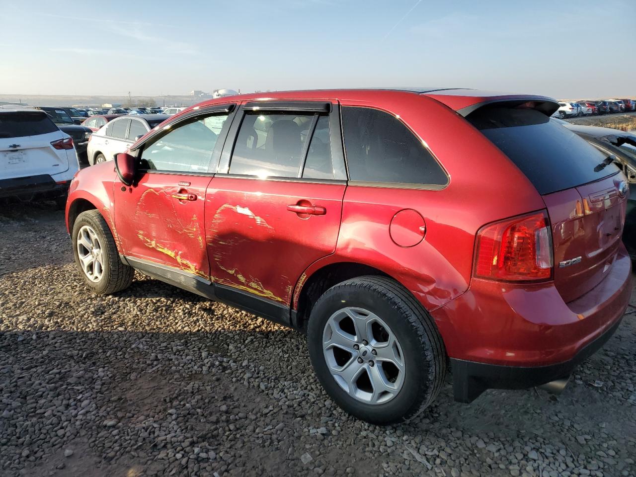 2012 Ford Edge VIN 2FMDK4JC0CBA85464 Copart auction photo, side damage thumbnail 2