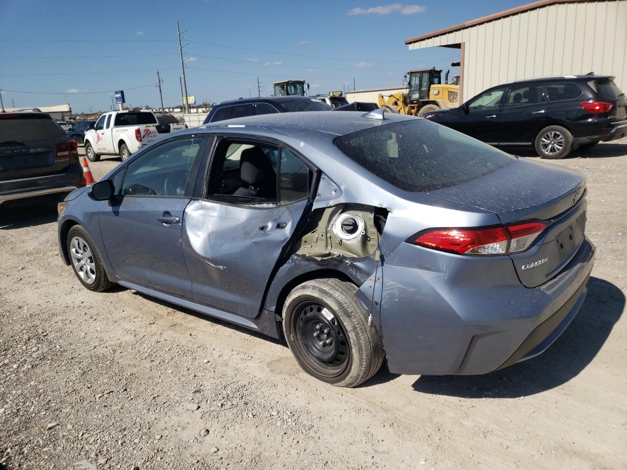 2021 Toyota Corolla VIN 5YFEPMAE8MP167236 Copart auction photo, side / rear end damage thumbnail 2