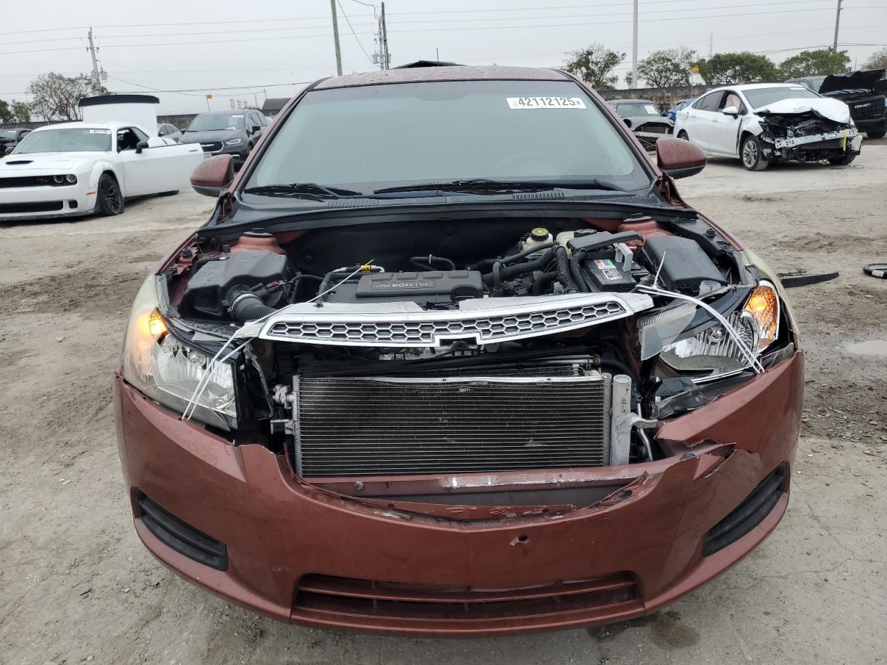 2013 Chevrolet Cruze VIN 1G1PE5SB6D7112450 Copart auction photo, front end damage thumbnail 5