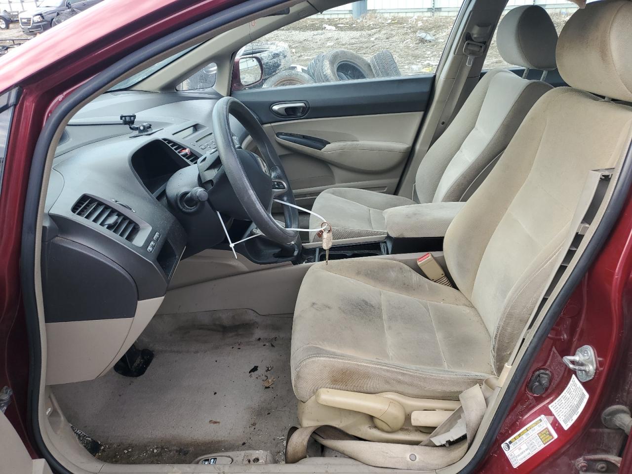 2010 Honda Civic VIN 19XFA1F54AE040414 Copart auction photo, front end damage thumbnail 7