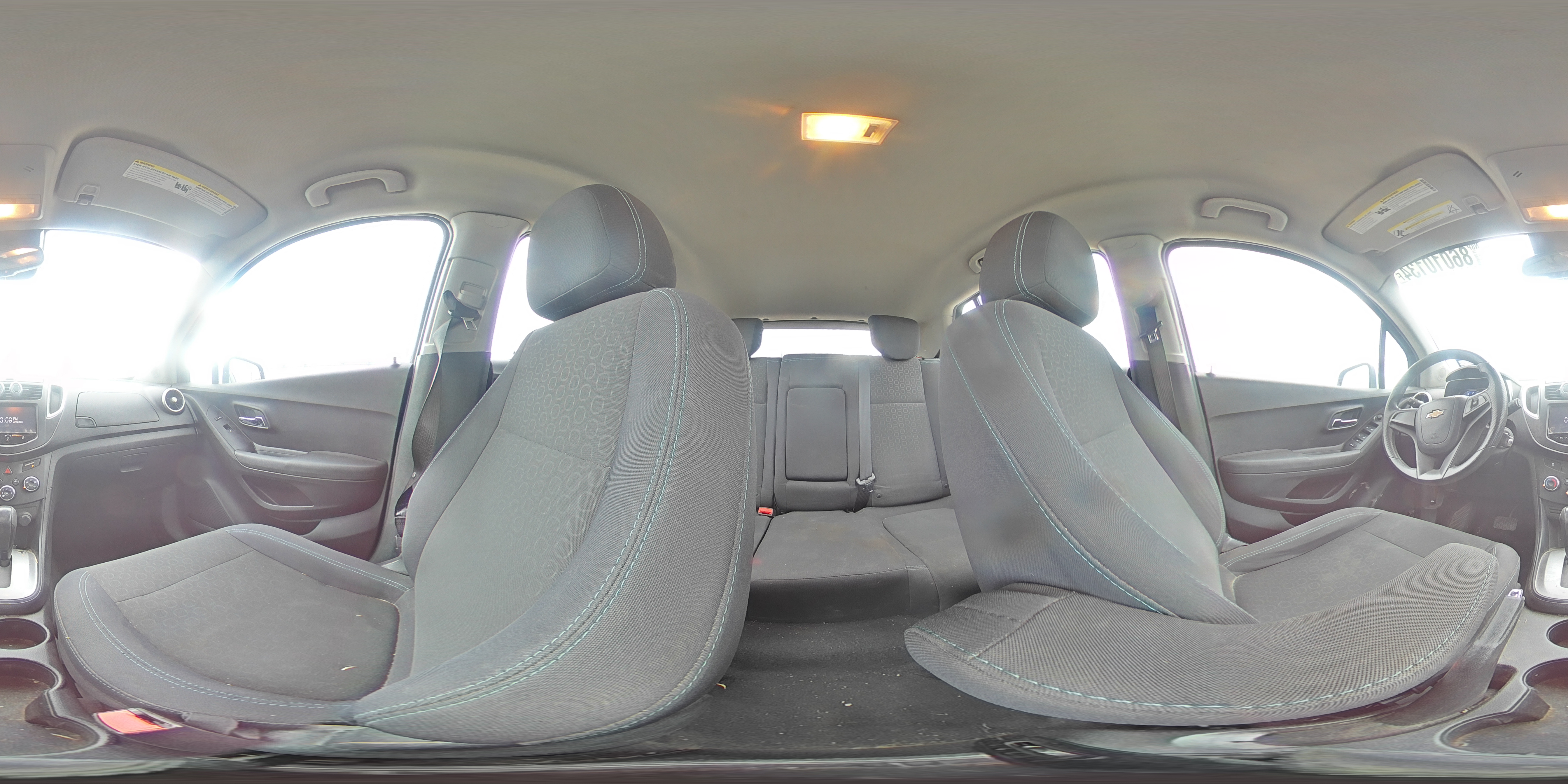 2015 Chevrolet Trax VIN 3GNCJKSB0FL242245 Copart auction photo, front end / rear end damage thumbnail 13