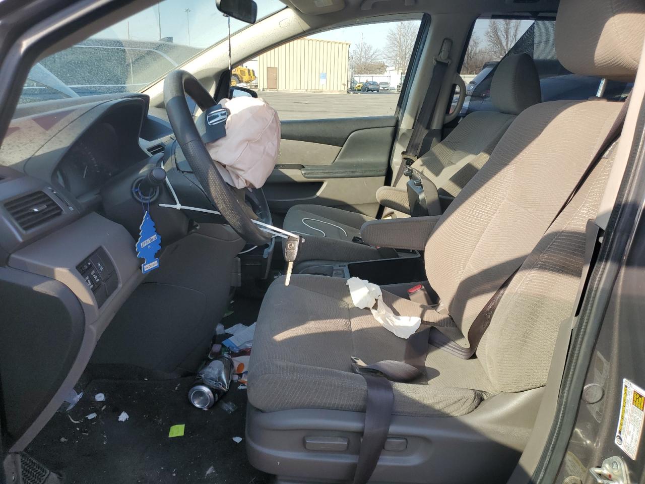 2013 Honda Odyssey VIN 5FNRL5H47DB051652 Copart auction photo, front end / rear end damage thumbnail 7