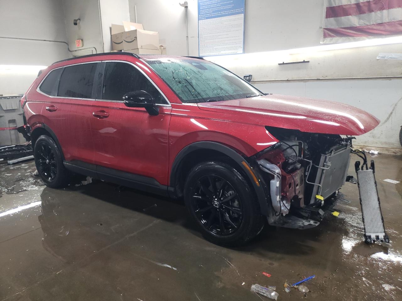 2023 Honda CR-V VIN 7FARS6H55PE031801 Copart auction photo, rear end / front end damage thumbnail 4
