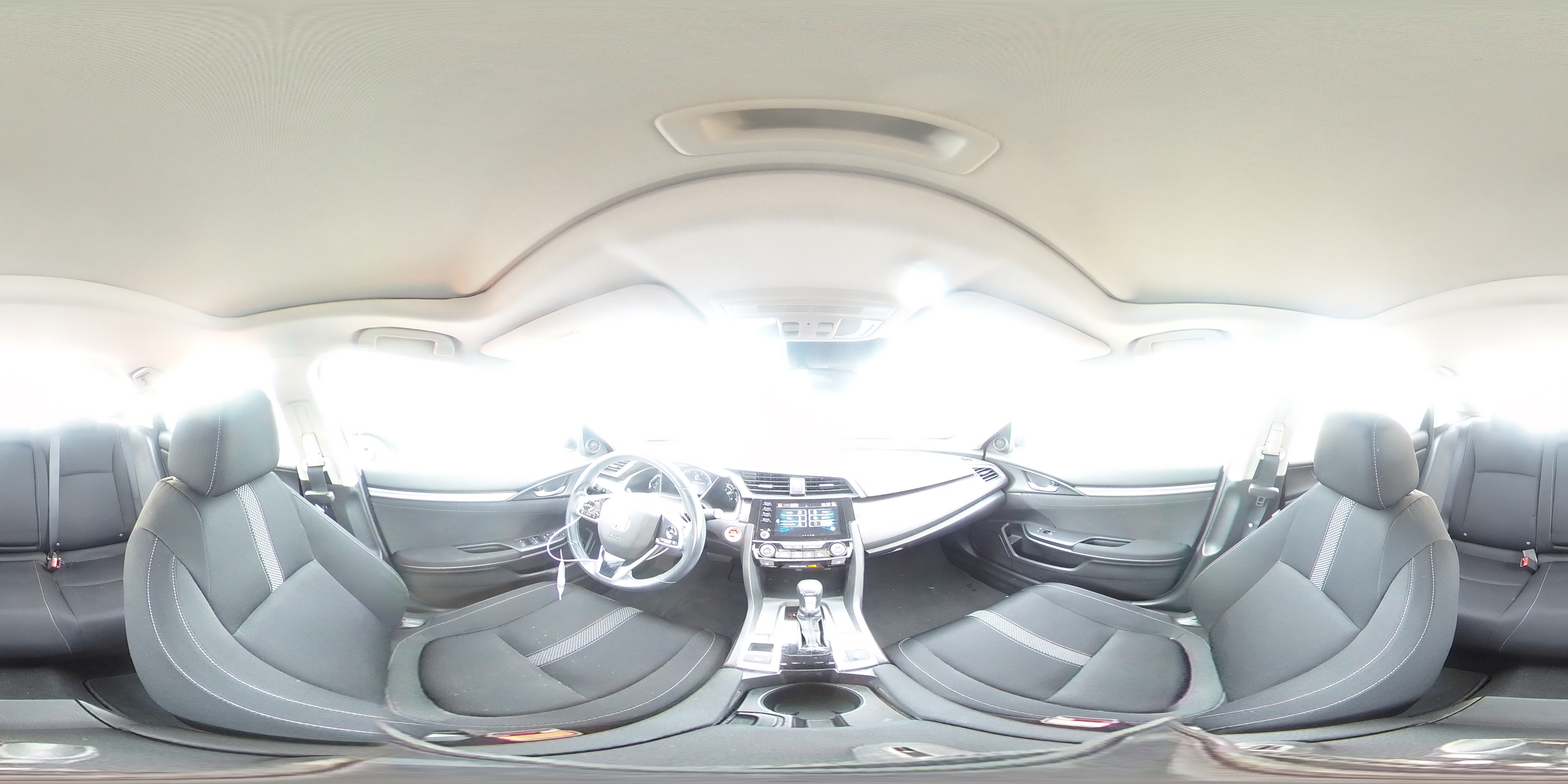 2019 Honda Civic VIN 19XFC1F34KE203511 Copart auction photo, rear end damage thumbnail 13