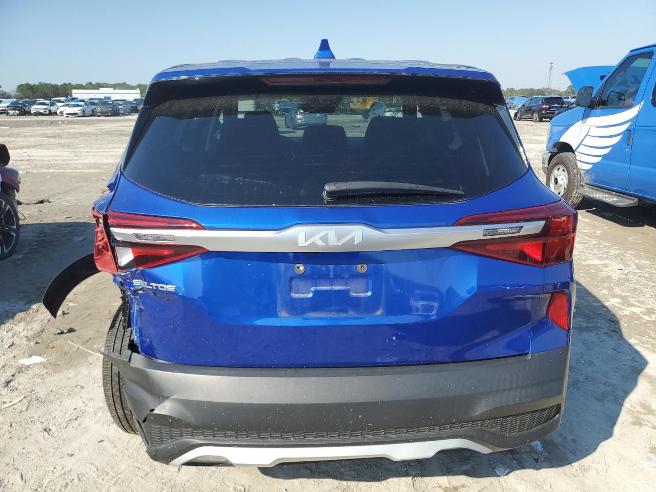 2022 KIA Seltos VIN KNDEPCAA7N7280265 Copart auction photo, rear end damage thumbnail 6