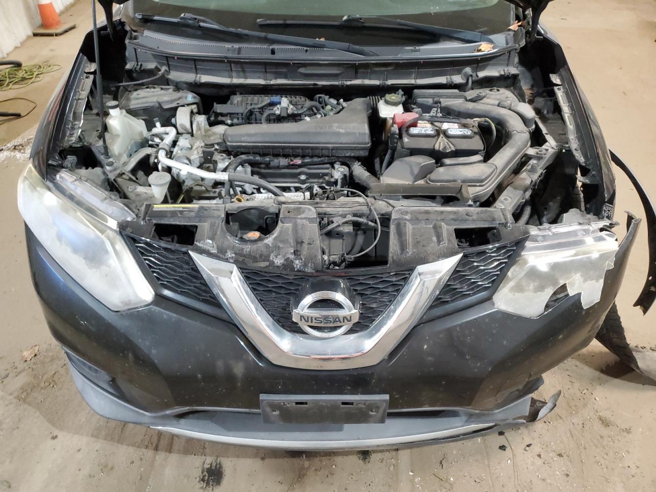 2016 Nissan Rogue VIN KNMAT2MV8GP625955 Copart auction photo, front end / minor dent/scratches damage thumbnail 12