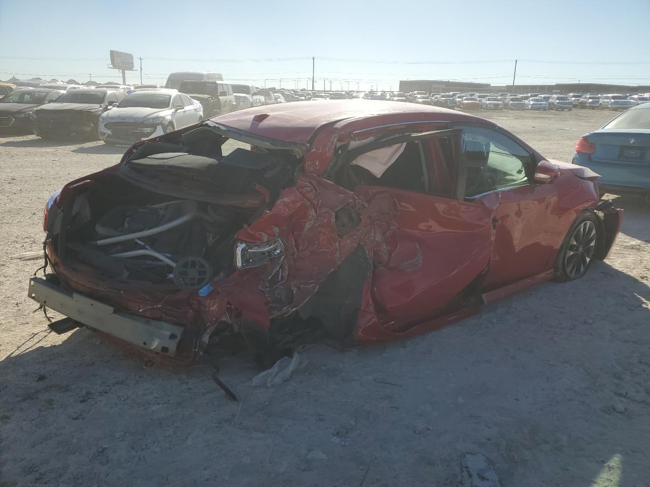 2016 Nissan Sentra VIN 3N1AB7AP4GY334831 Copart auction photo, all over damage thumbnail 3
