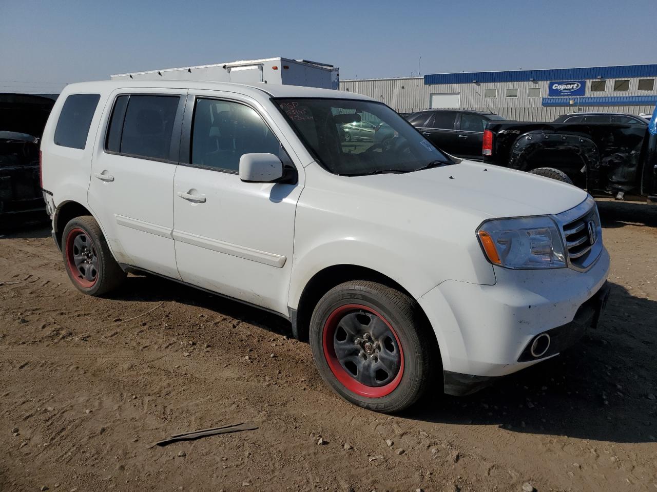 2013 Honda Pilot VIN 5FNYF3H42DB013592 Copart auction photo, side / rear end damage thumbnail 4
