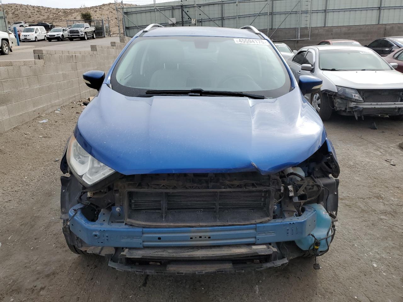 2018 Ford EcoSport VIN MAJ6P1WL2JC207671 Copart auction photo, rear end / front end damage thumbnail 5