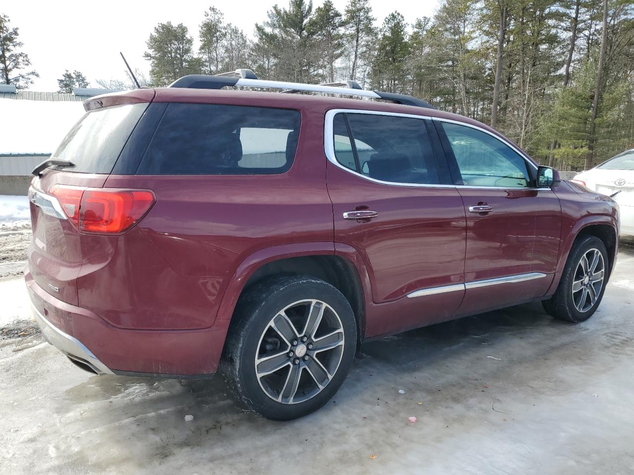 2018 GMC Acadia VIN 1GKKNXLS5JZ142670 Copart auction photo, side damage thumbnail 3
