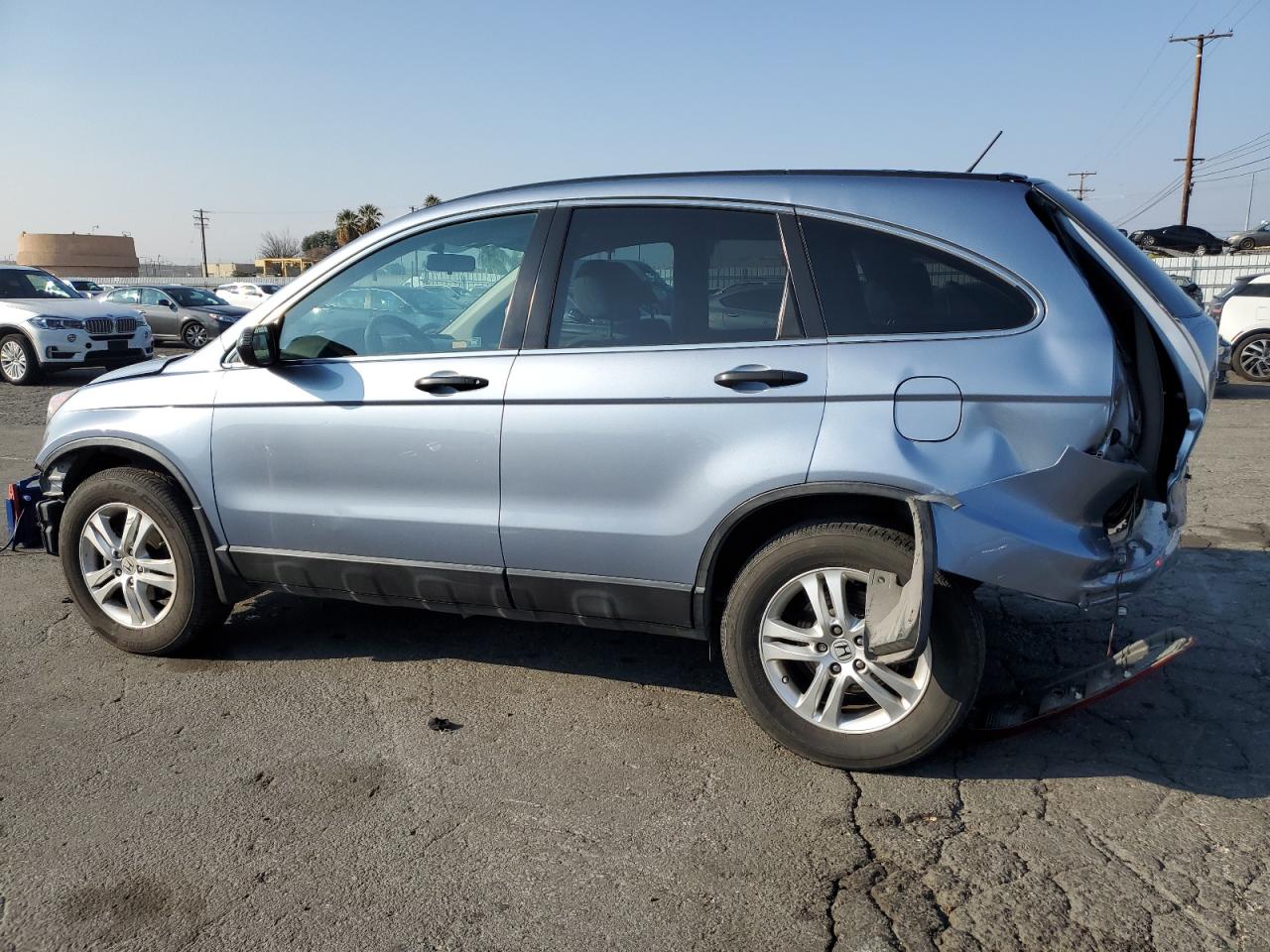 2010 Honda CR-V VIN 5J6RE3H5XAL023631 Copart auction photo, front end / rear end damage thumbnail 2