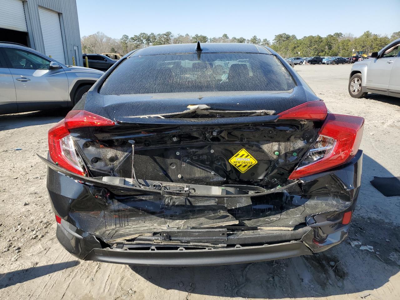 2018 Honda Civic VIN JHMFC1F80JX000592 Copart auction photo, rear end / front end damage thumbnail 6