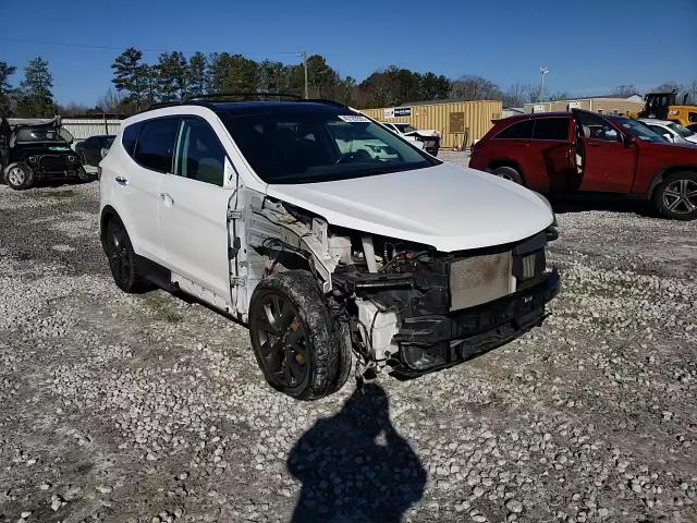 2017 Hyundai Santa Fe VIN 5XYZW4LA6HG473747 Copart auction photo, front end / undercarriage damage thumbnail 15