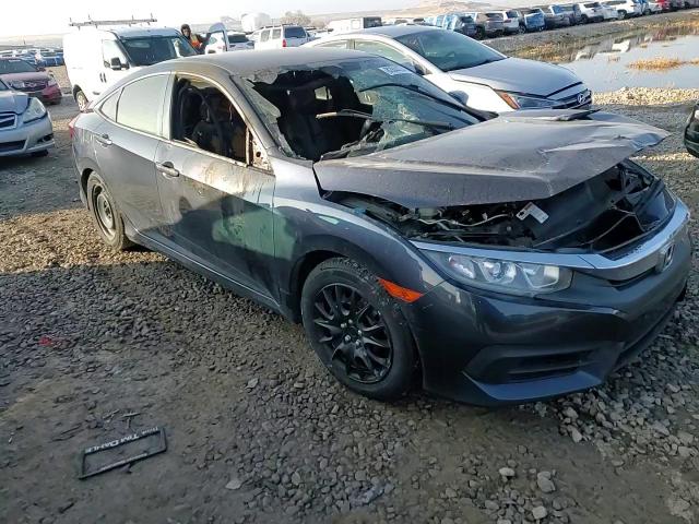 2018 Honda Civic VIN 2HGFC2F54JH500354 Copart auction photo, burn damage thumbnail 11