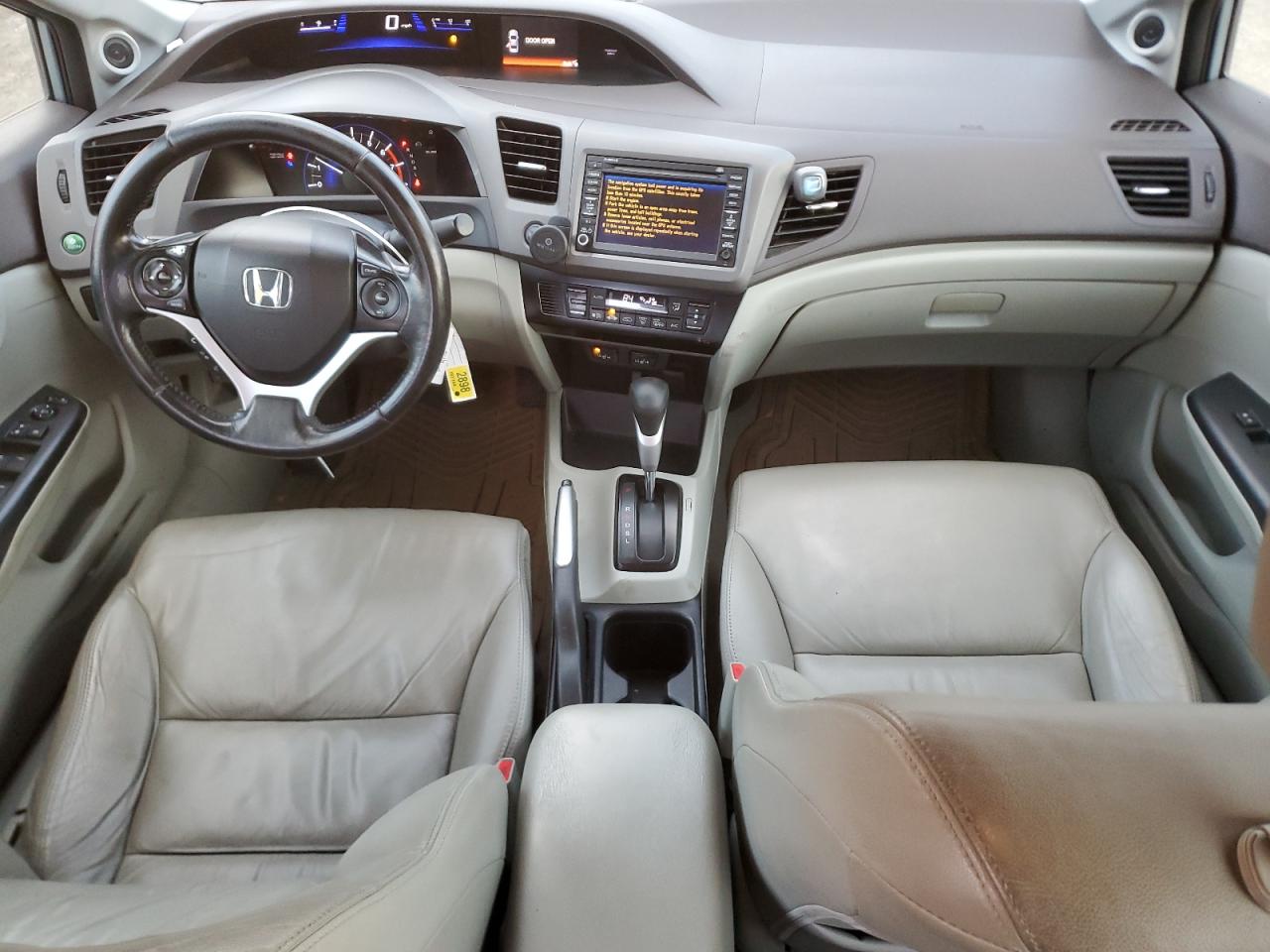 2012 Honda Civic VIN JHMFB4F37CS005863 Copart auction photo, side damage thumbnail 8