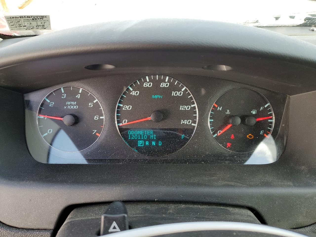 2015 Chevrolet Impala VIN 2G1WB5E36F1144856 Copart auction photo, front end damage thumbnail 9