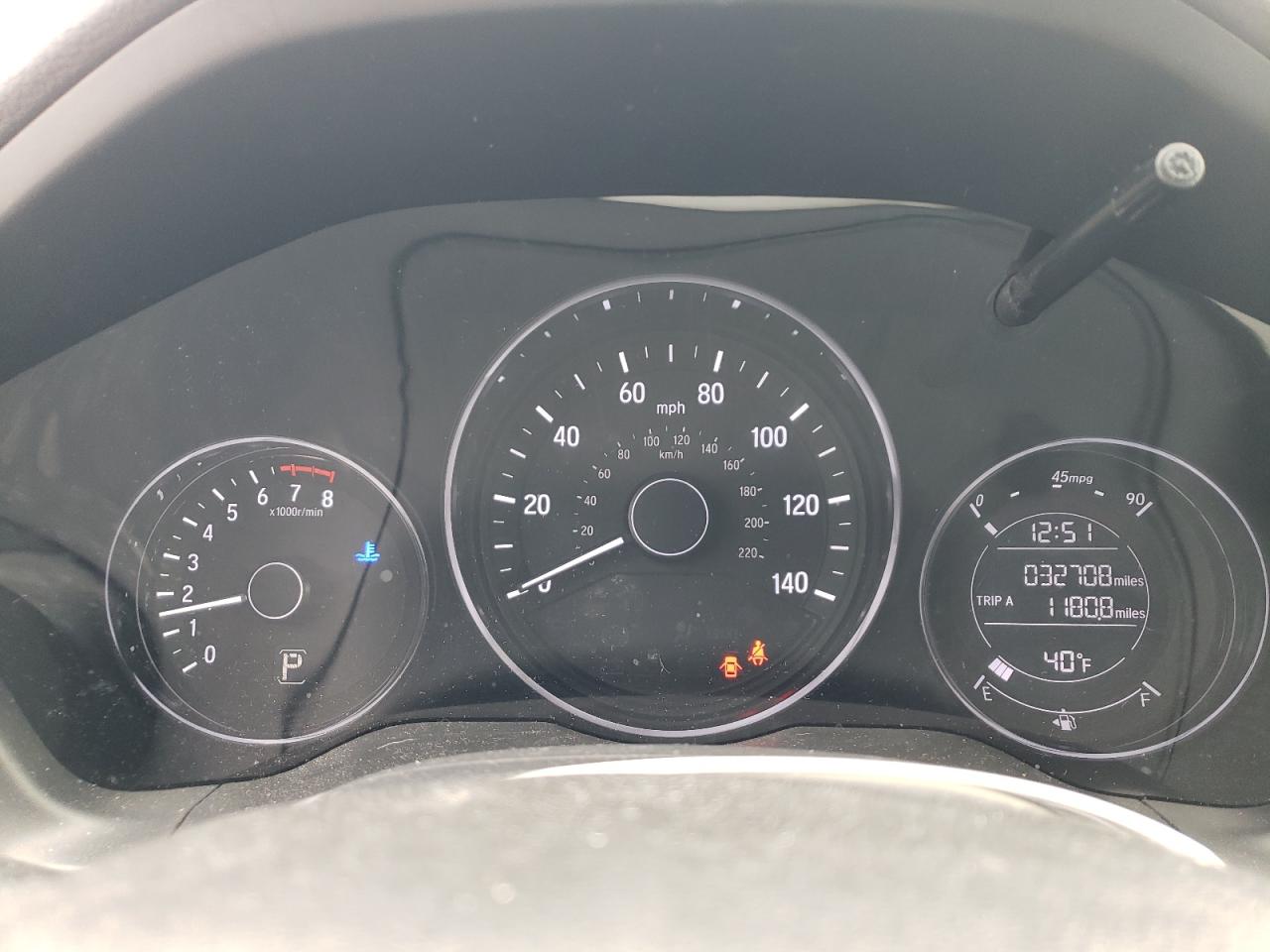 2020 Honda HR-V VIN 3CZRU5H38LM716597 Copart auction photo, all over damage thumbnail 9