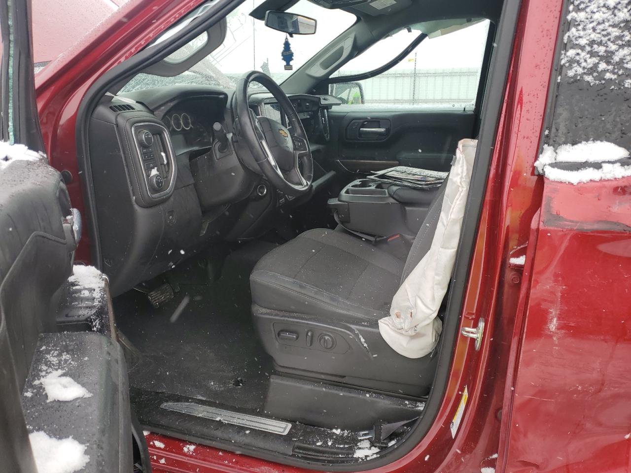 2020 Chevrolet Silverado VIN 1GCUYDED9LZ111546 Copart auction photo, side / front end damage thumbnail 7