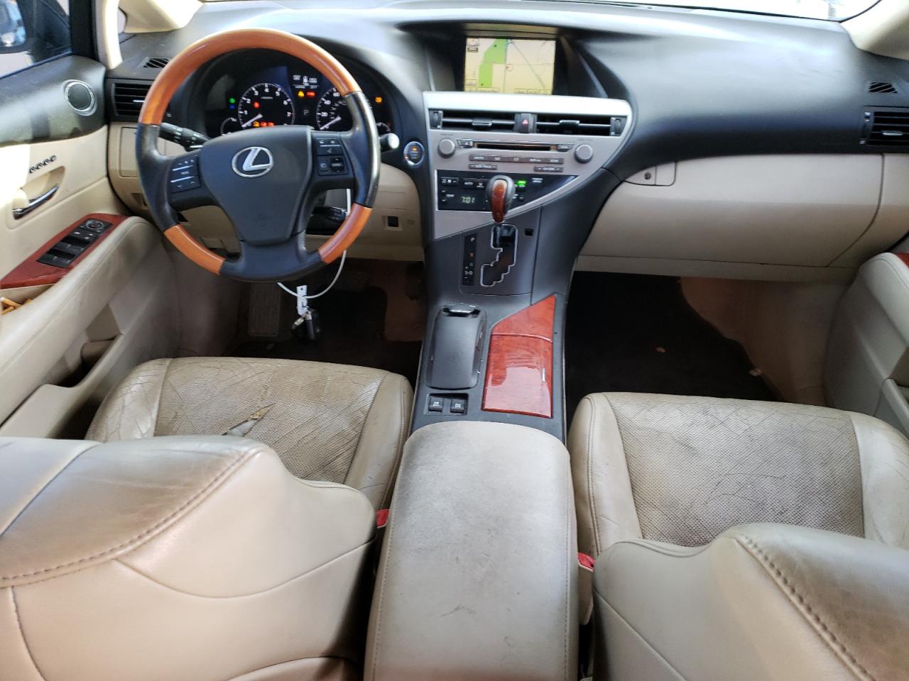 2010 Lexus RX VIN 2T2BK1BA4AC043015 Copart auction photo, side / rear end damage thumbnail 8