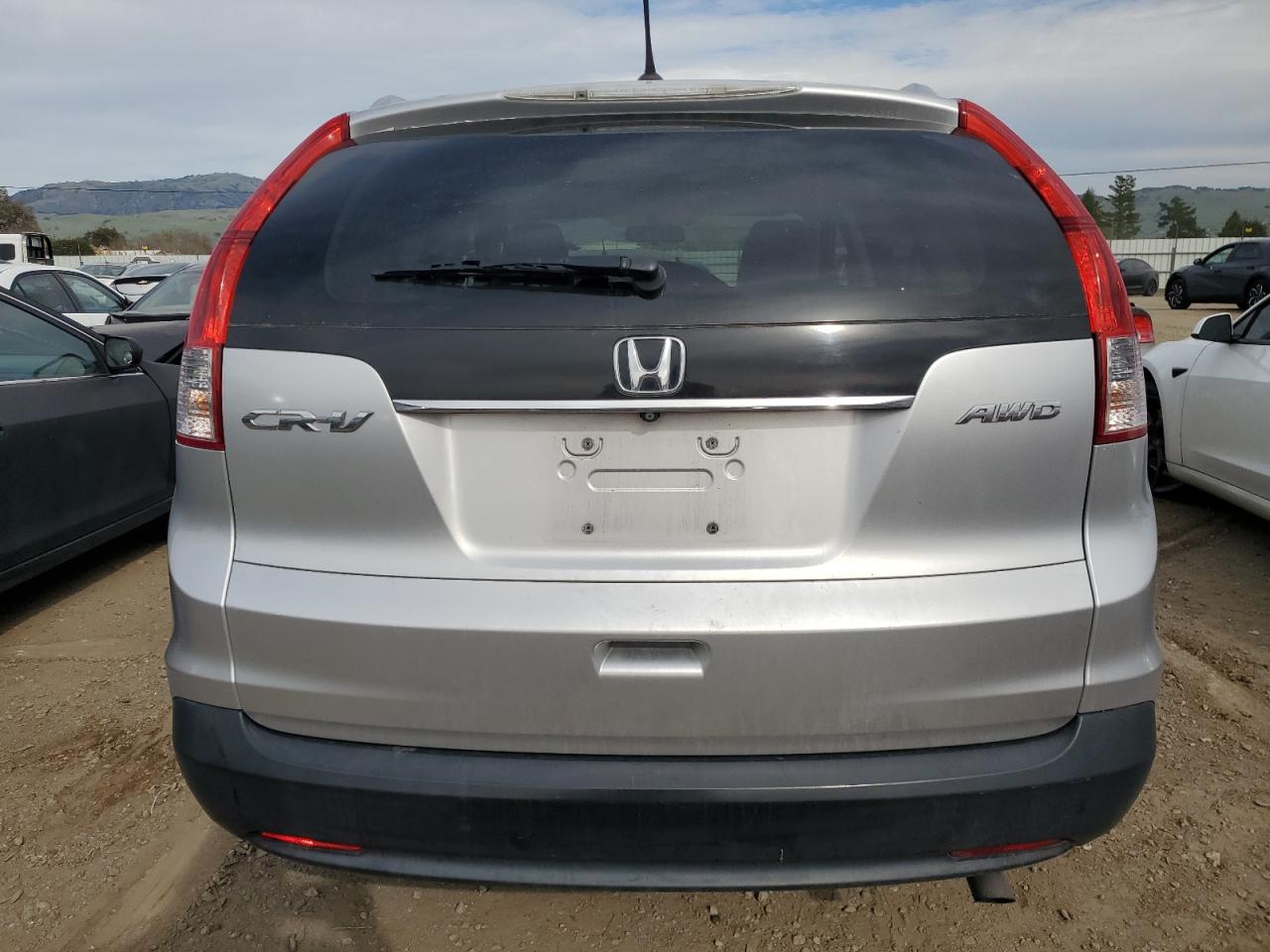 2013 Honda CR-V VIN 2HKRM4H72DH685809 Copart auction photo, burn damage thumbnail 6