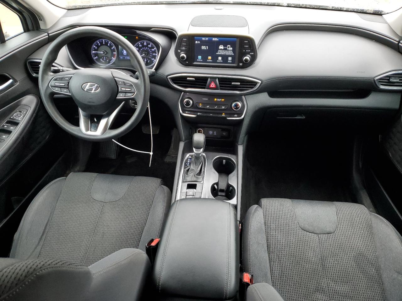2019 Hyundai Santa Fe VIN 5NMS23AD9KH043289 Copart auction photo, rear end / side damage thumbnail 8