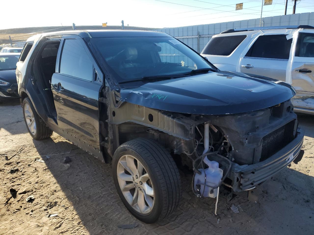 2014 Ford Explorer VIN 1FM5K8F88EGB10137 Copart auction photo, all over / front end damage thumbnail 4