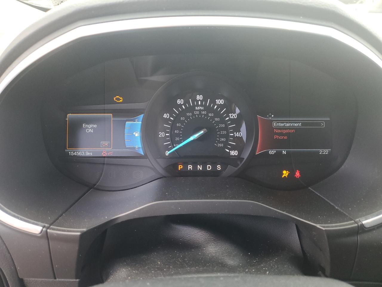 2016 Ford Edge VIN 2FMPK4K9XGBB49595 Copart auction photo, rear end damage thumbnail 9