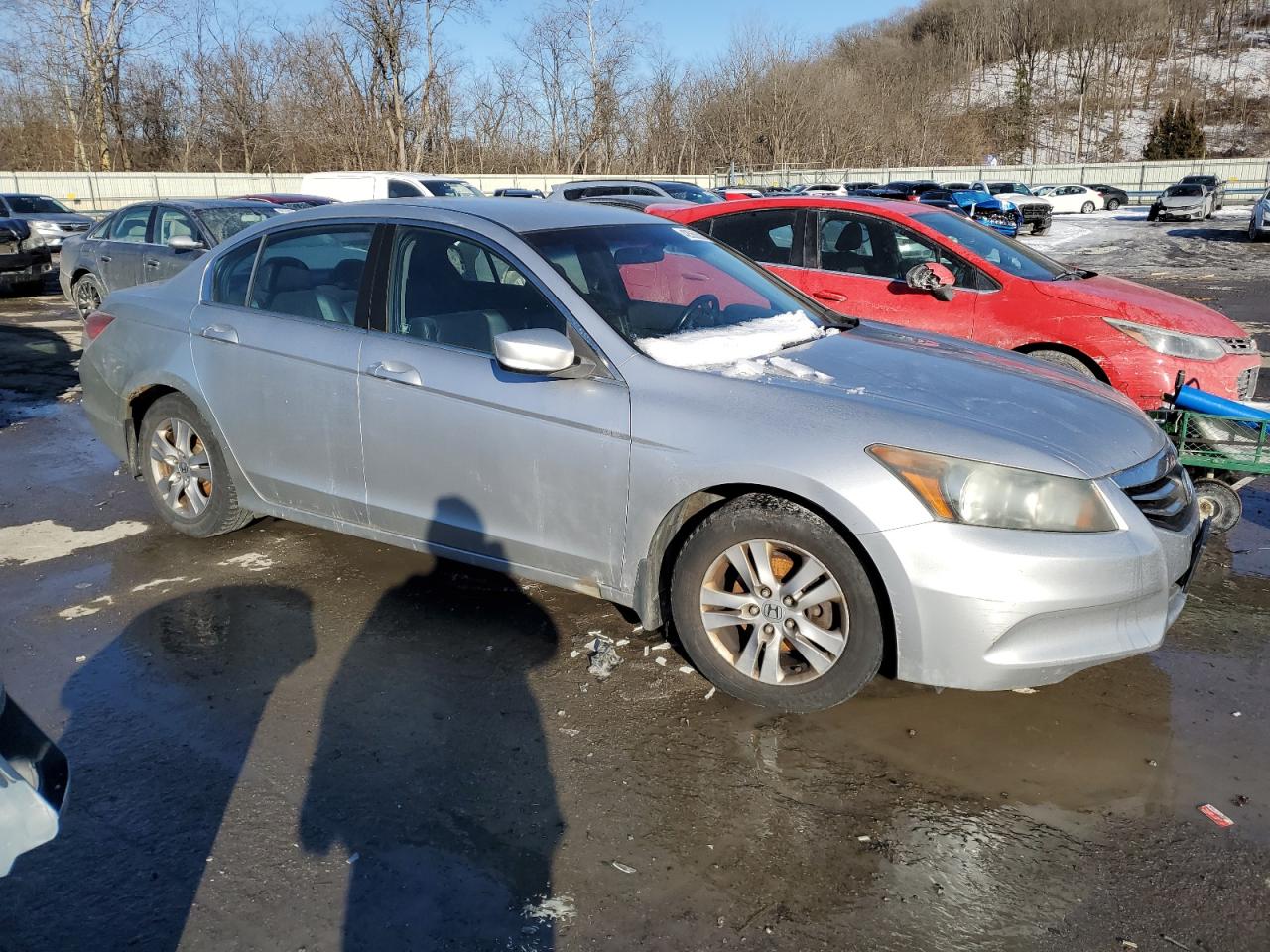 2011 Honda Accord VIN 1HGCP2F60BA039752 Copart auction photo, rear end damage thumbnail 4