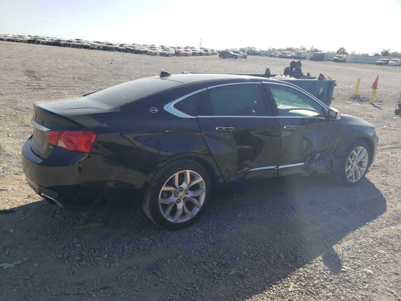 2014 Chevrolet Impala VIN 2G1155S31E9153826 Copart auction photo, side damage thumbnail 3