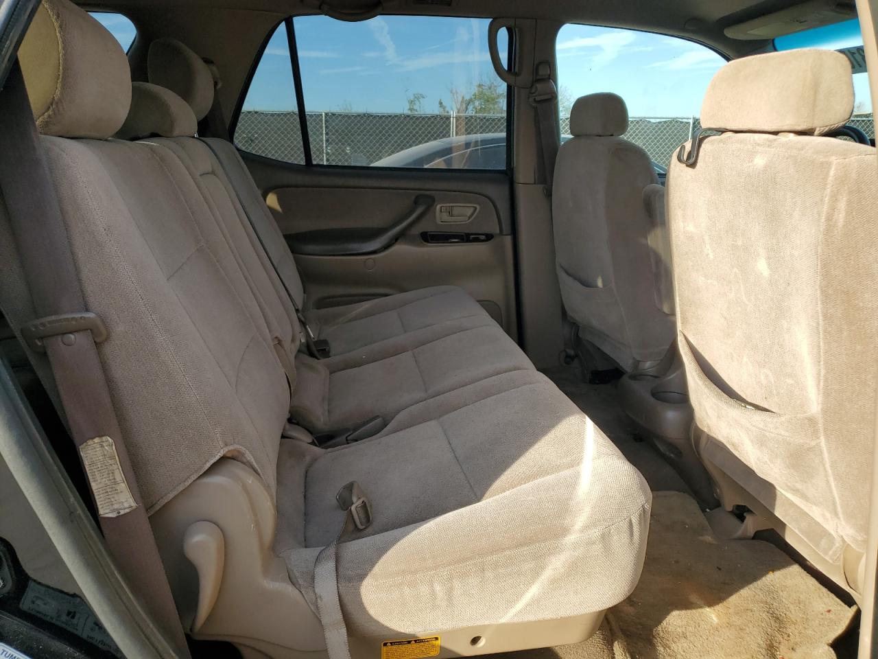 2001 Toyota Sequoia VIN 5TDZT34A91S012133 Copart auction photo, side / front end damage thumbnail 11
