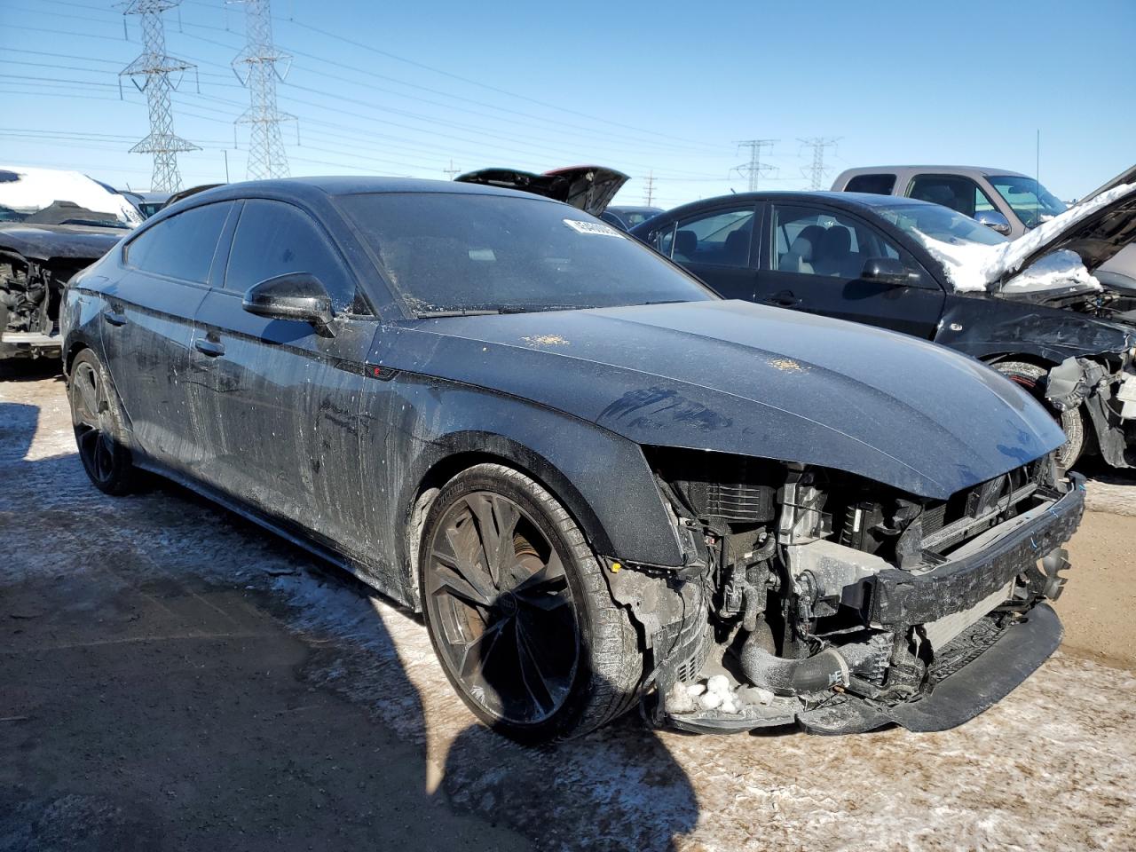2023 Audi RS5 VIN WAUC4CF58PA002487 Copart auction photo, rear end / front end damage thumbnail 4