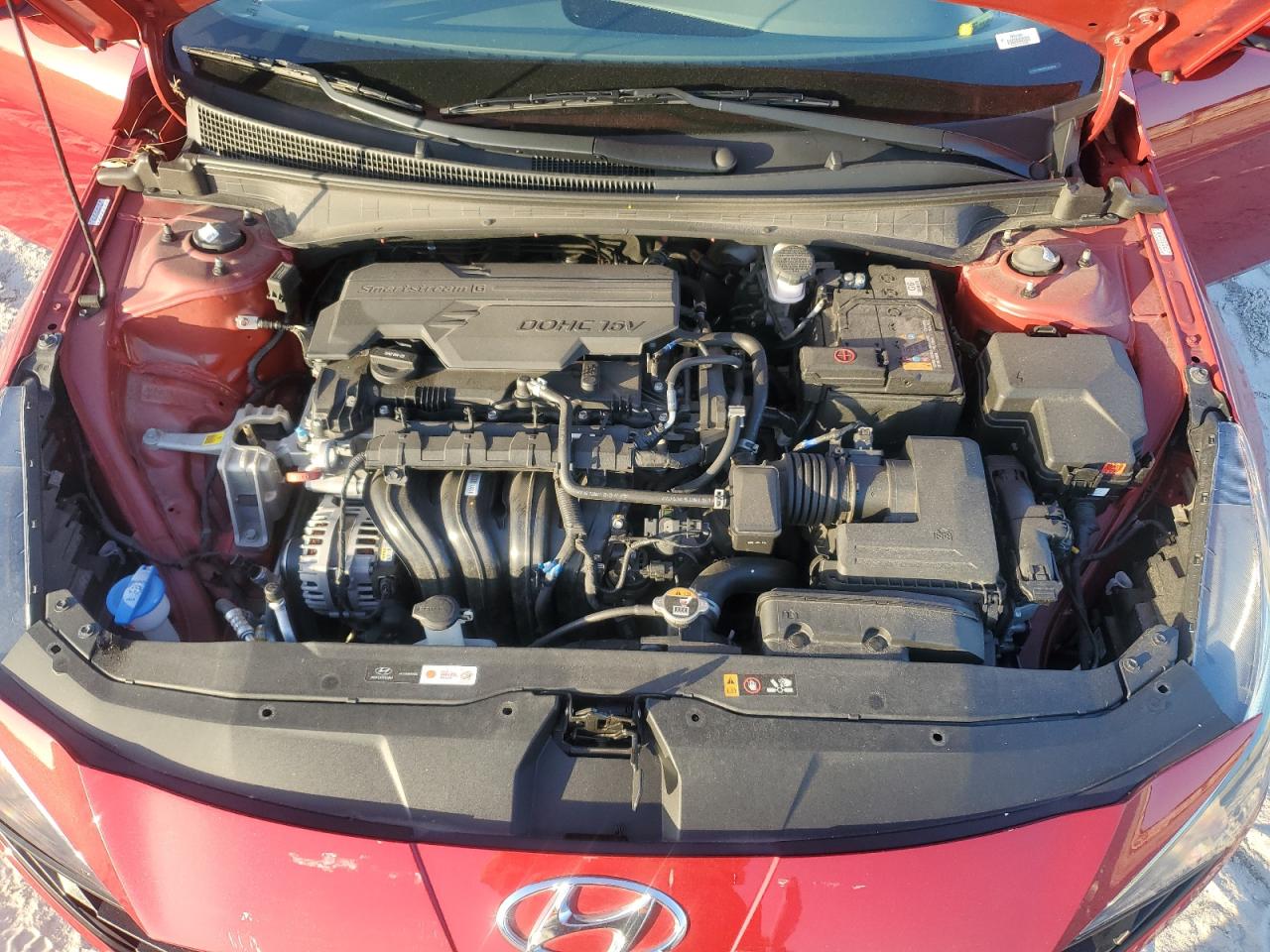 2023 Hyundai Elantra VIN KMHLM4AG4PU414949 Copart auction photo, rear end damage thumbnail 13