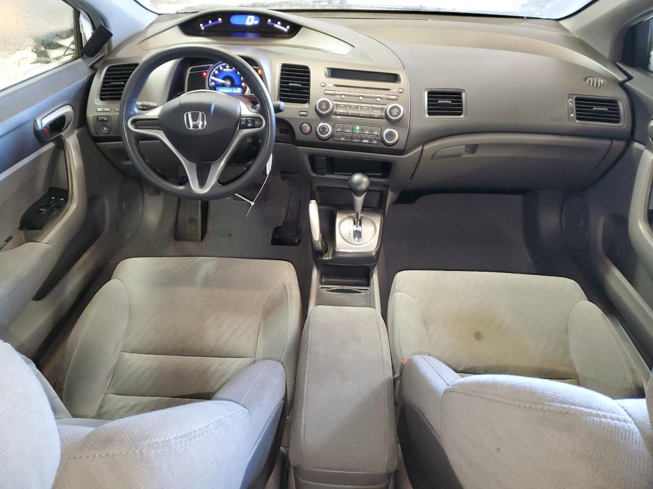 2010 Honda Civic VIN 2HGFG1B67AH532809 Copart auction photo, front end / side damage thumbnail 8