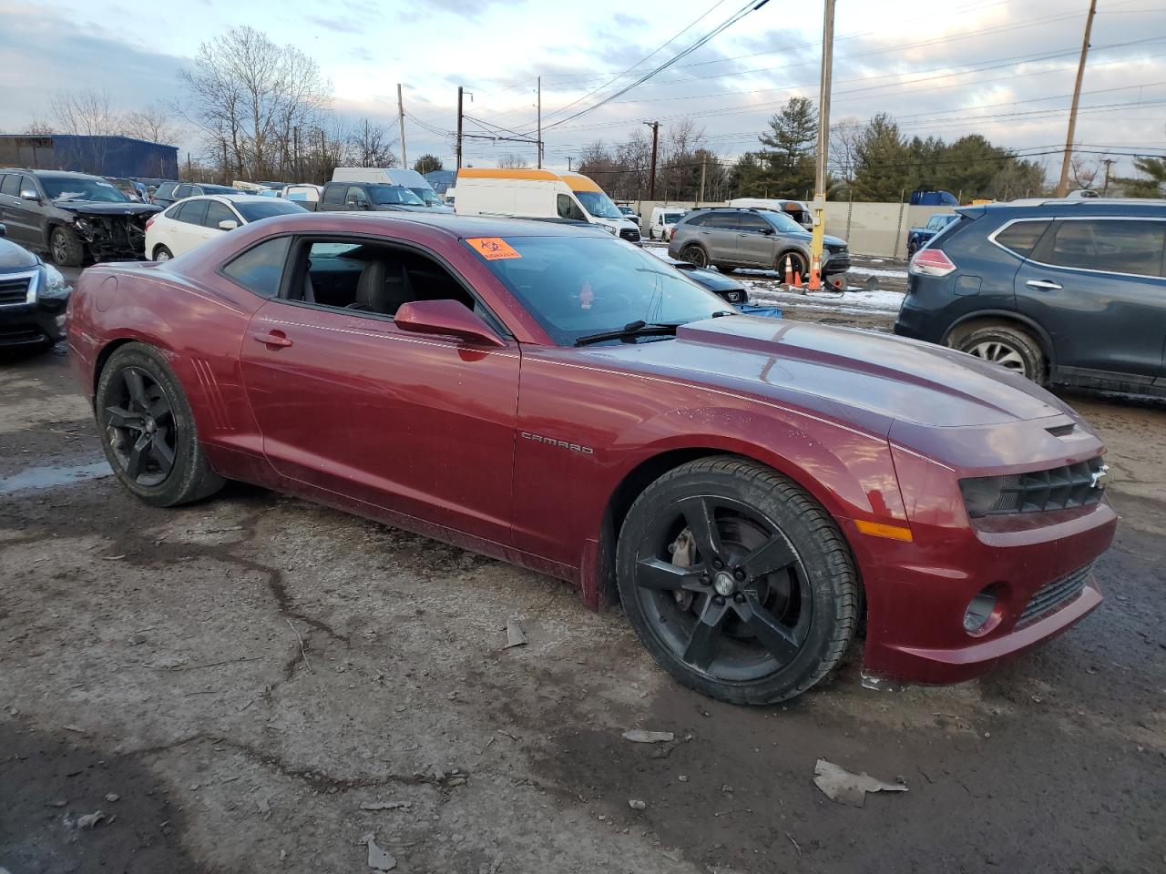 2011 Chevrolet Camaro VIN 2G1FK1EJ4B9120414 Copart auction photo, side / rear end damage thumbnail 4