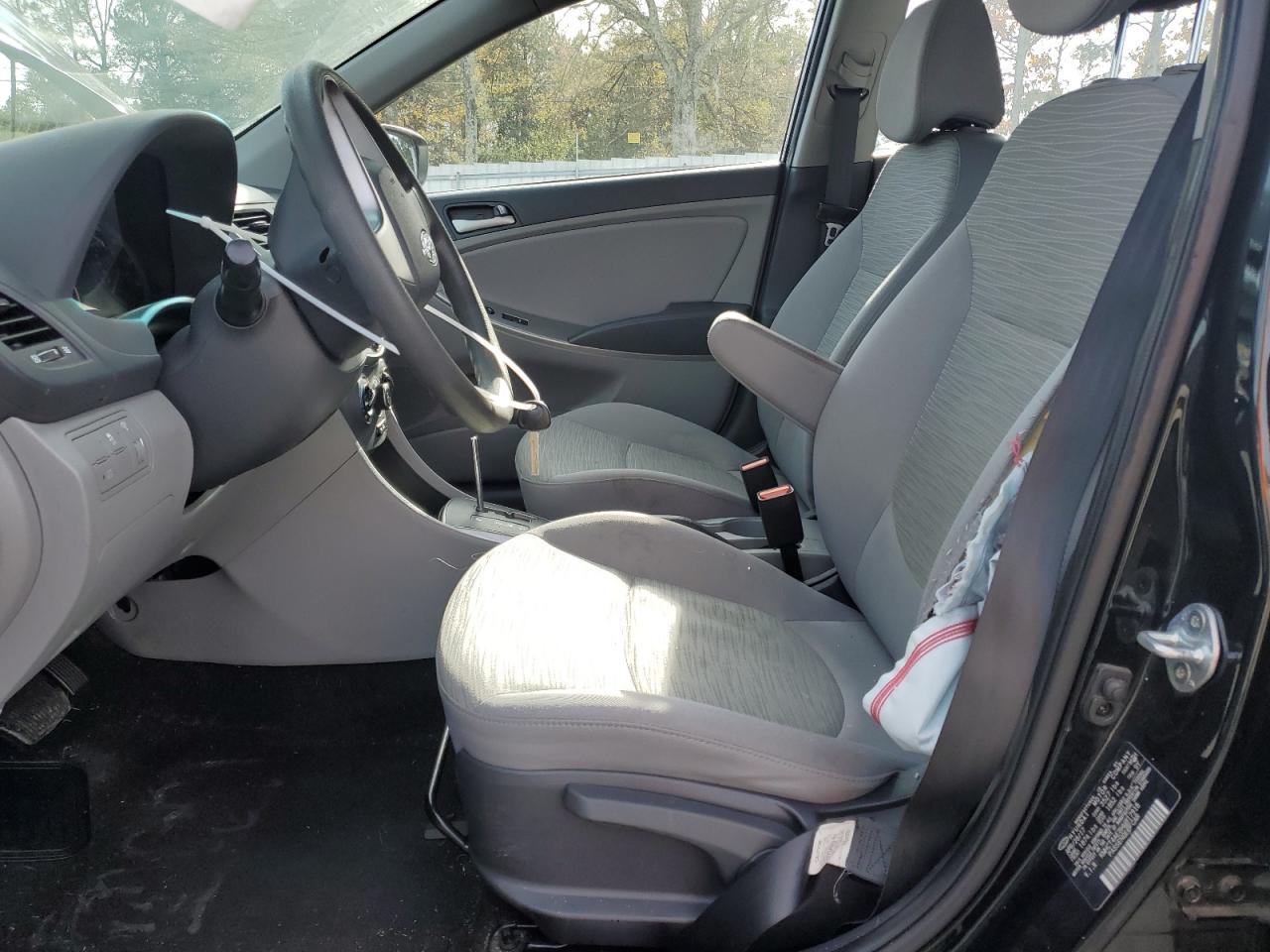 2017 Hyundai Accent VIN KMHCT4AE8HU317918 Copart auction photo, front end / side damage thumbnail 7