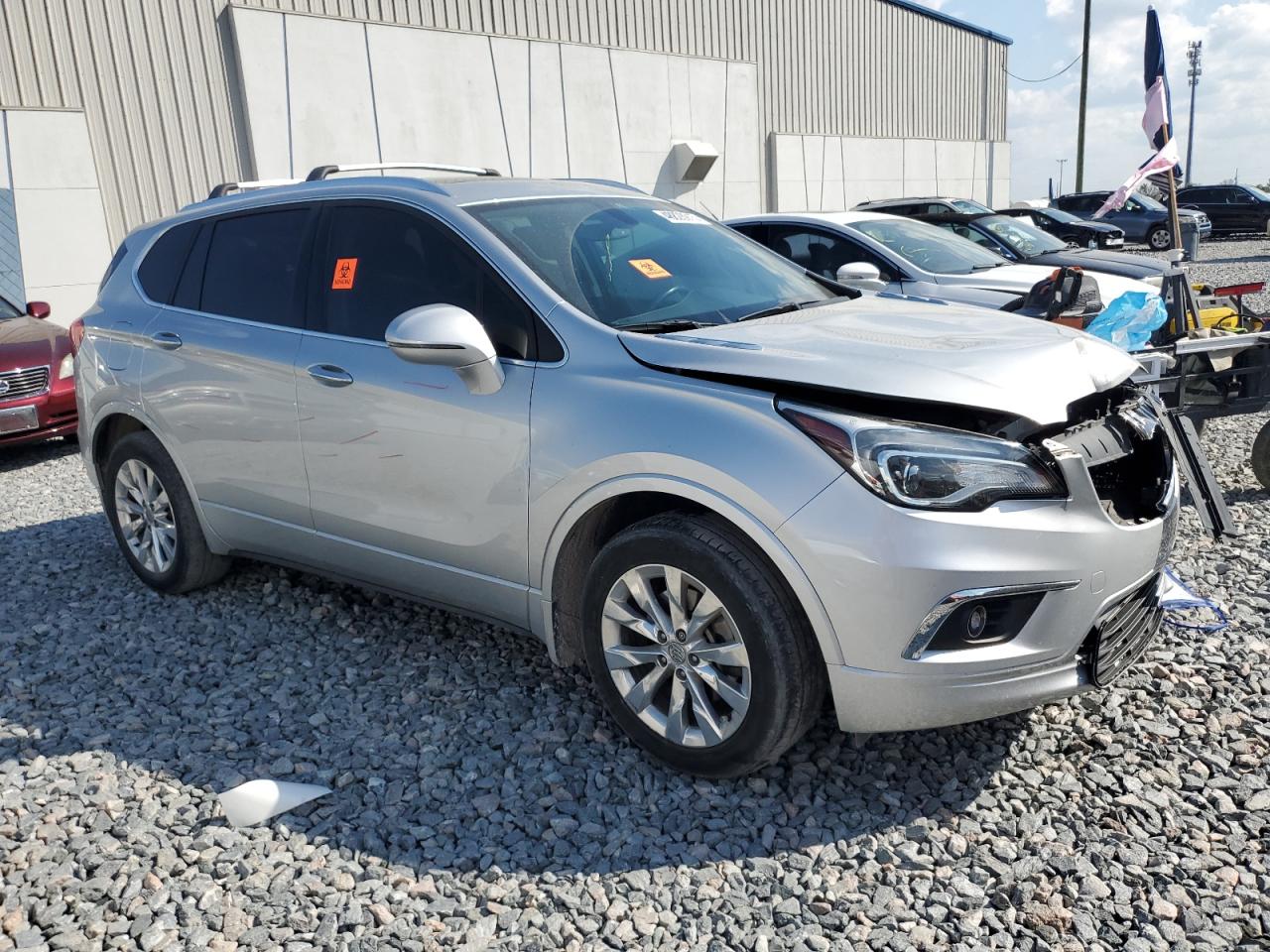 2018 Buick Envision VIN LRBFX1SA2JD008059 Copart auction photo, front end damage thumbnail 4