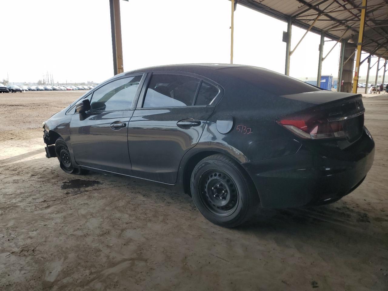 2015 Honda Civic VIN 19XFB2F5XFE705049 Copart auction photo, front end damage thumbnail 2