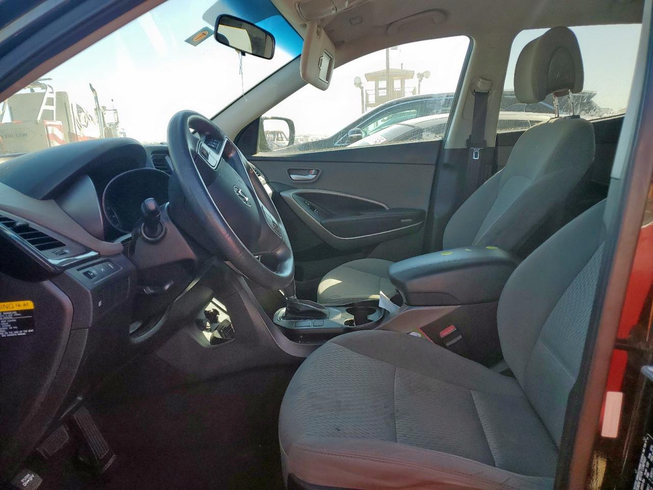 2016 Hyundai Santa Fe VIN 5XYZT3LB5GG359121 Copart auction photo, front end damage thumbnail 7