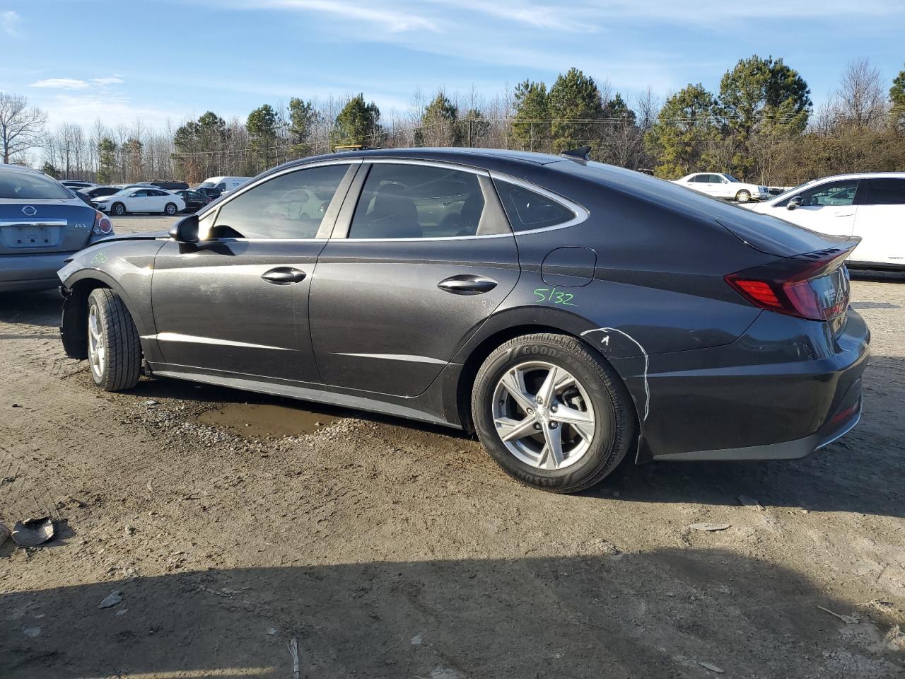 2021 Hyundai Sonata VIN 5NPEG4JA6MH092739 Copart auction photo, front end / minor dent/scratches damage thumbnail 2