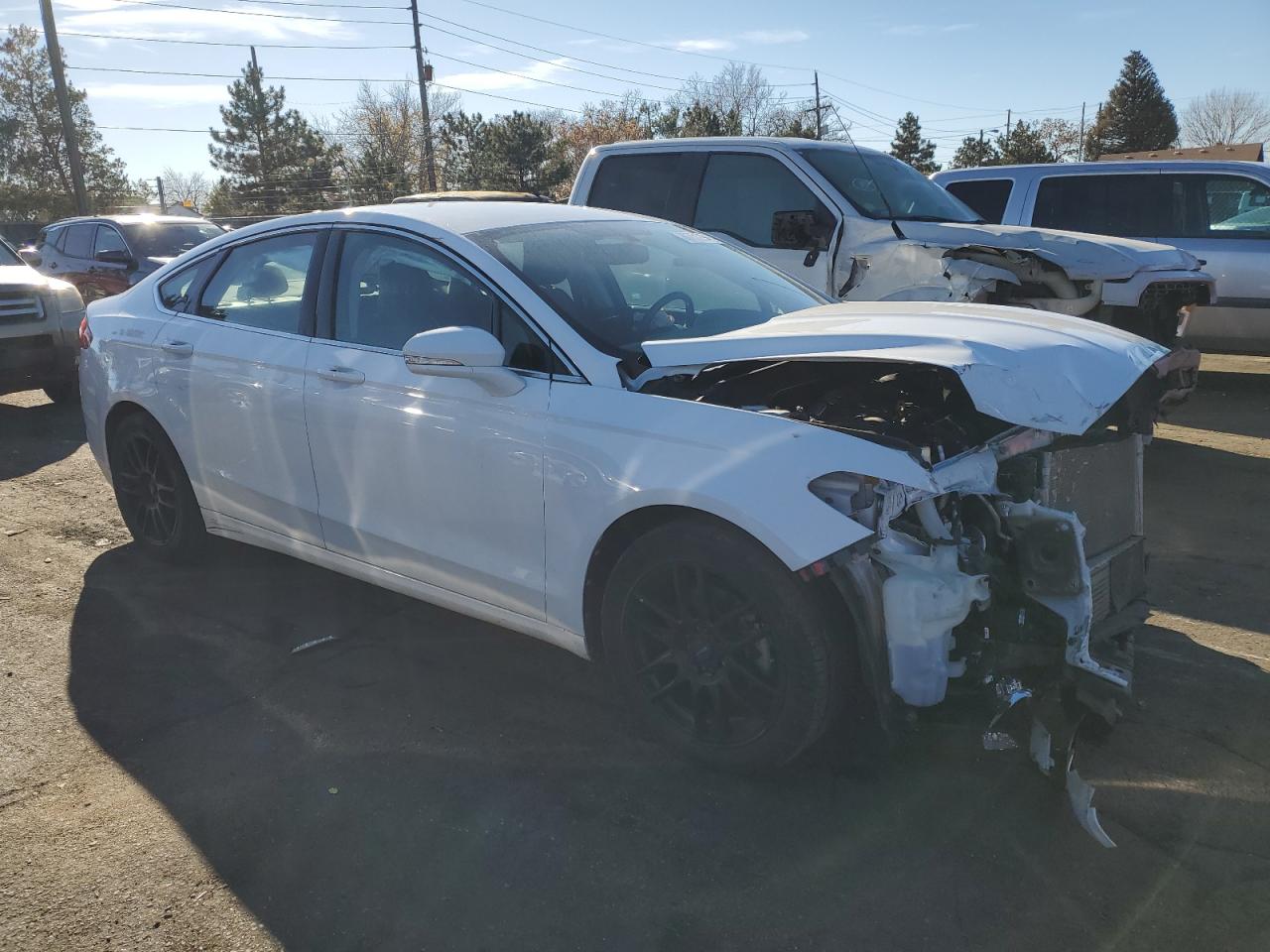 2013 Ford Fusion VIN 3FA6P0H97DR221034 Copart auction photo, front end damage thumbnail 4