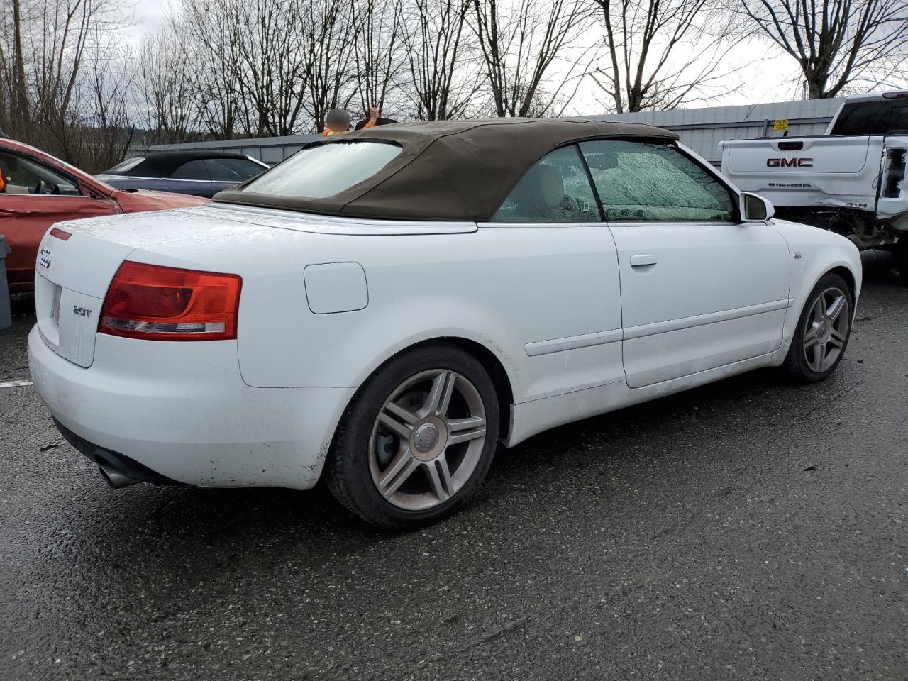 2007 Audi A4 VIN WAUAF48H87K014759 Copart auction photo, minor dent/scratches damage thumbnail 3